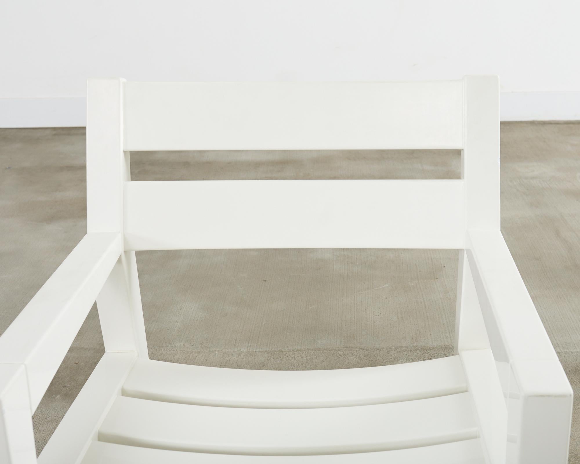 Ensemble de douze chaises de salle à manger Angela Adams pour Weatherend Yacht Garden en vente 5