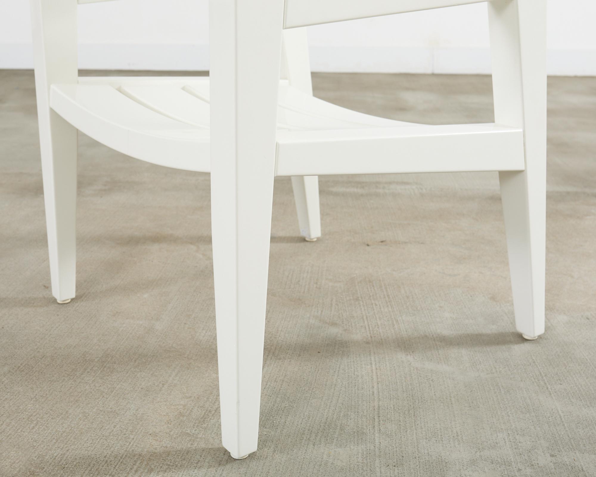 Ensemble de douze chaises de salle à manger Angela Adams pour Weatherend Yacht Garden en vente 6
