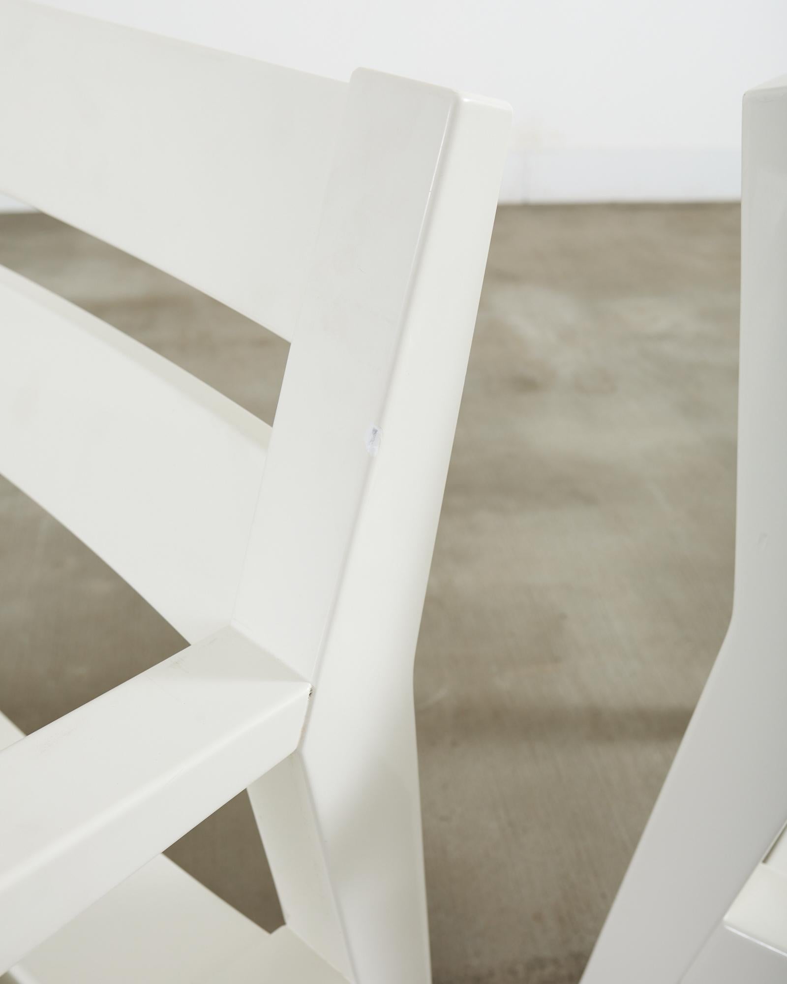Ensemble de douze chaises de salle à manger Angela Adams pour Weatherend Yacht Garden en vente 10