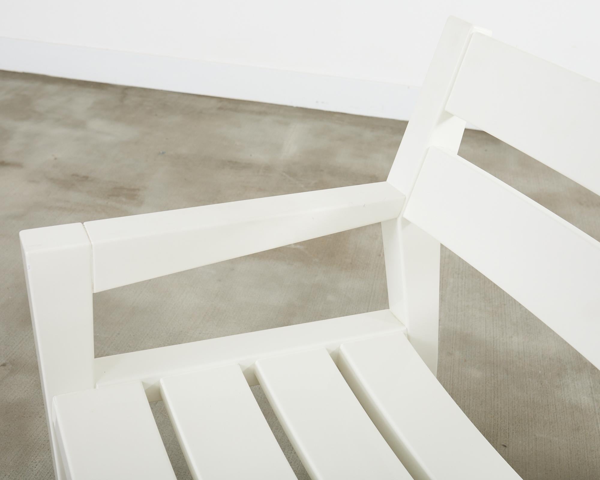 Ensemble de douze chaises de salle à manger Angela Adams pour Weatherend Yacht Garden en vente 11