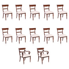 Set of Twelve Antique English Dining Chairs