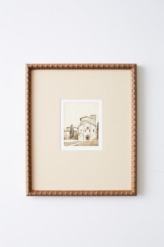 Set of Twelve Architectural Landscape Etchings by Kenneth Gregg