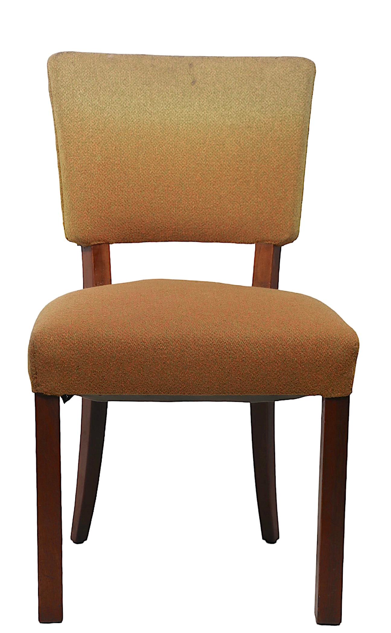 Set of Twelve Art Deco Dining Chairs attributed to Jindrich Halabala c 1930's For Sale 2