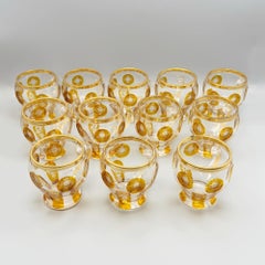 Set of Twelve Bohemienne Glasses Attributed to Harrach