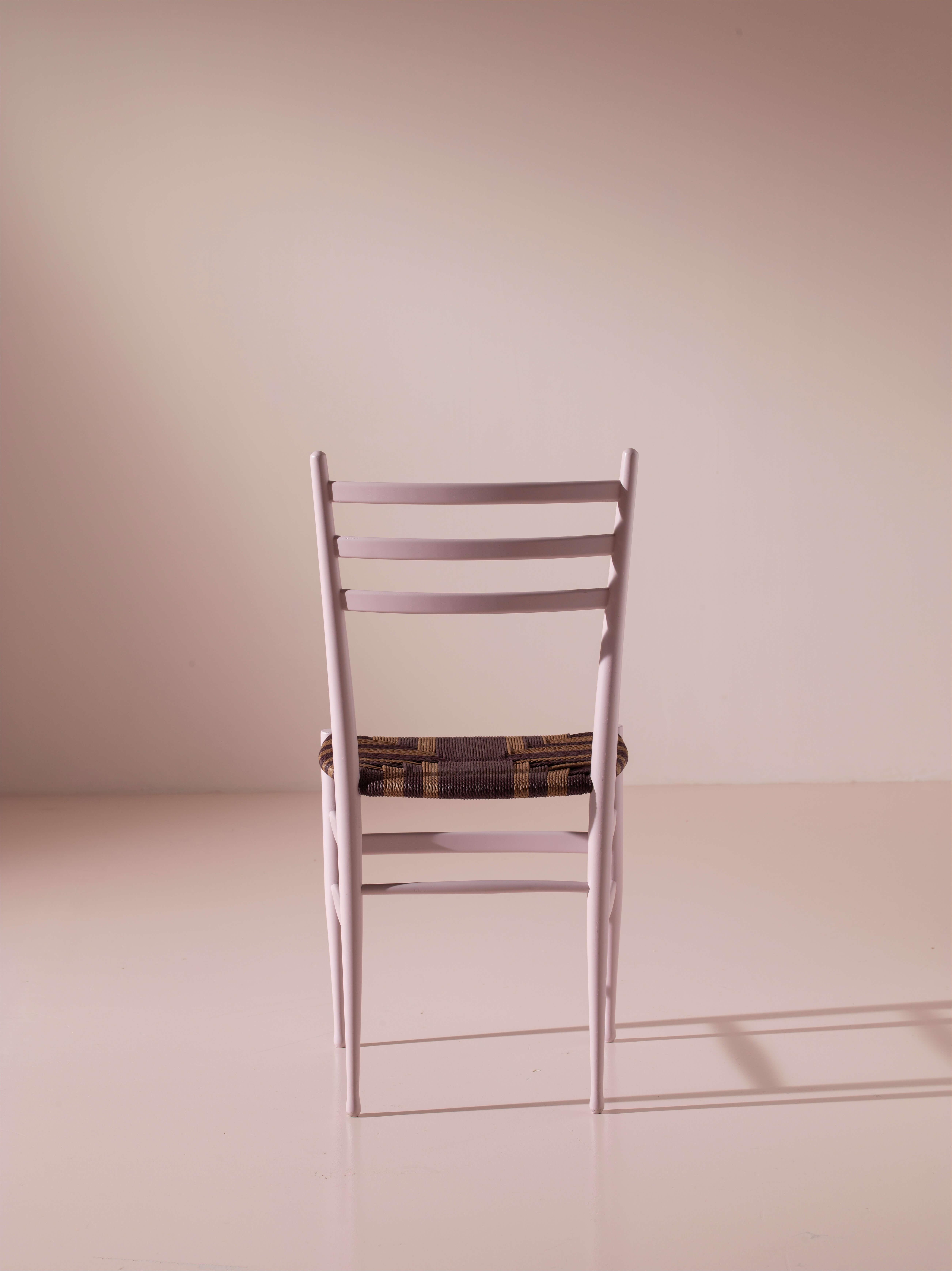 Ensemble de douze chaises Chiavari modèle Baletta, Italie, années 1960 en vente 1