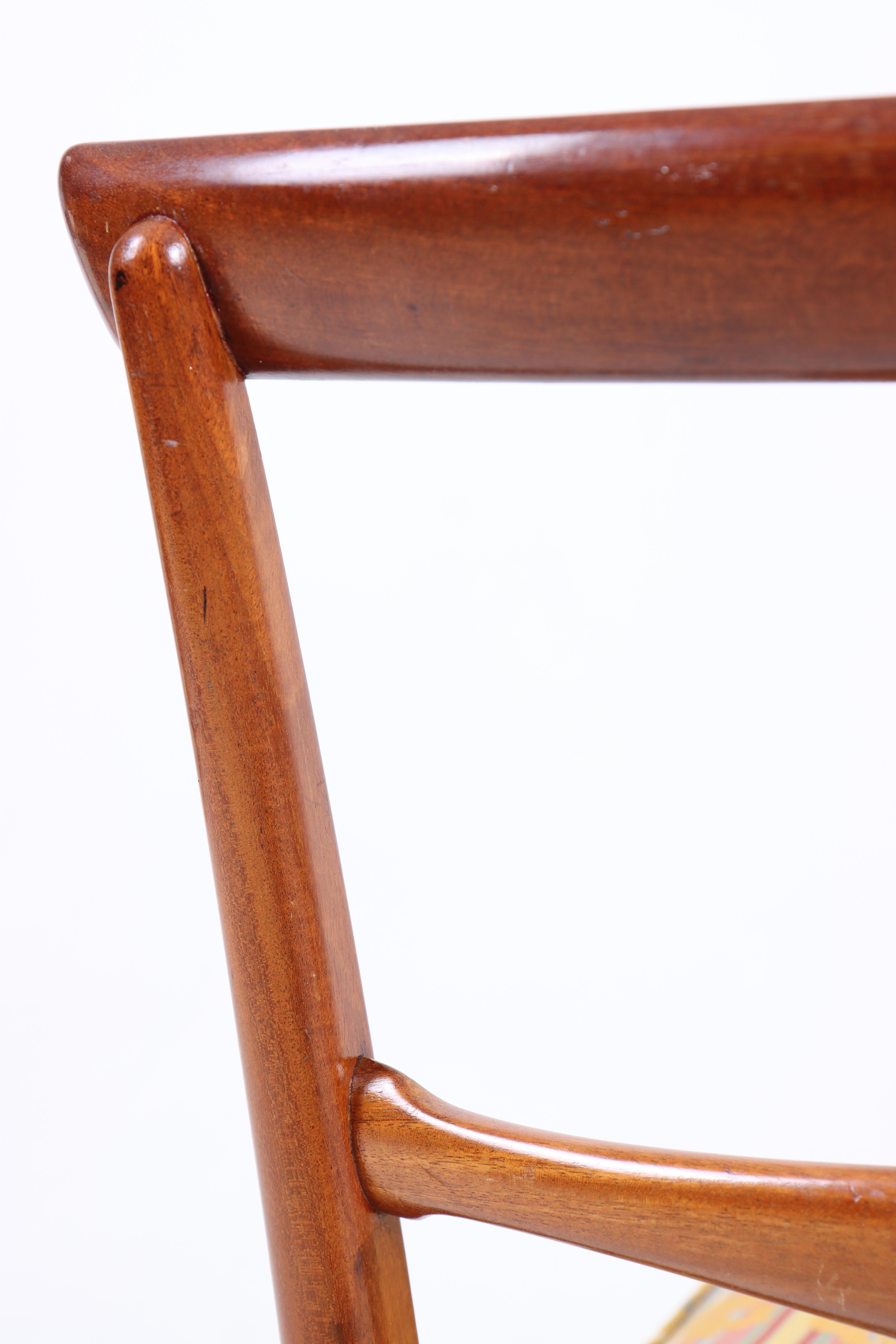 Mahogany Set of Twelve Classic Side Chairs by Ole Wanscher, 1960s For Sale