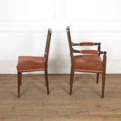 Set of Twelve Danish Neoclassical Dining Chairs