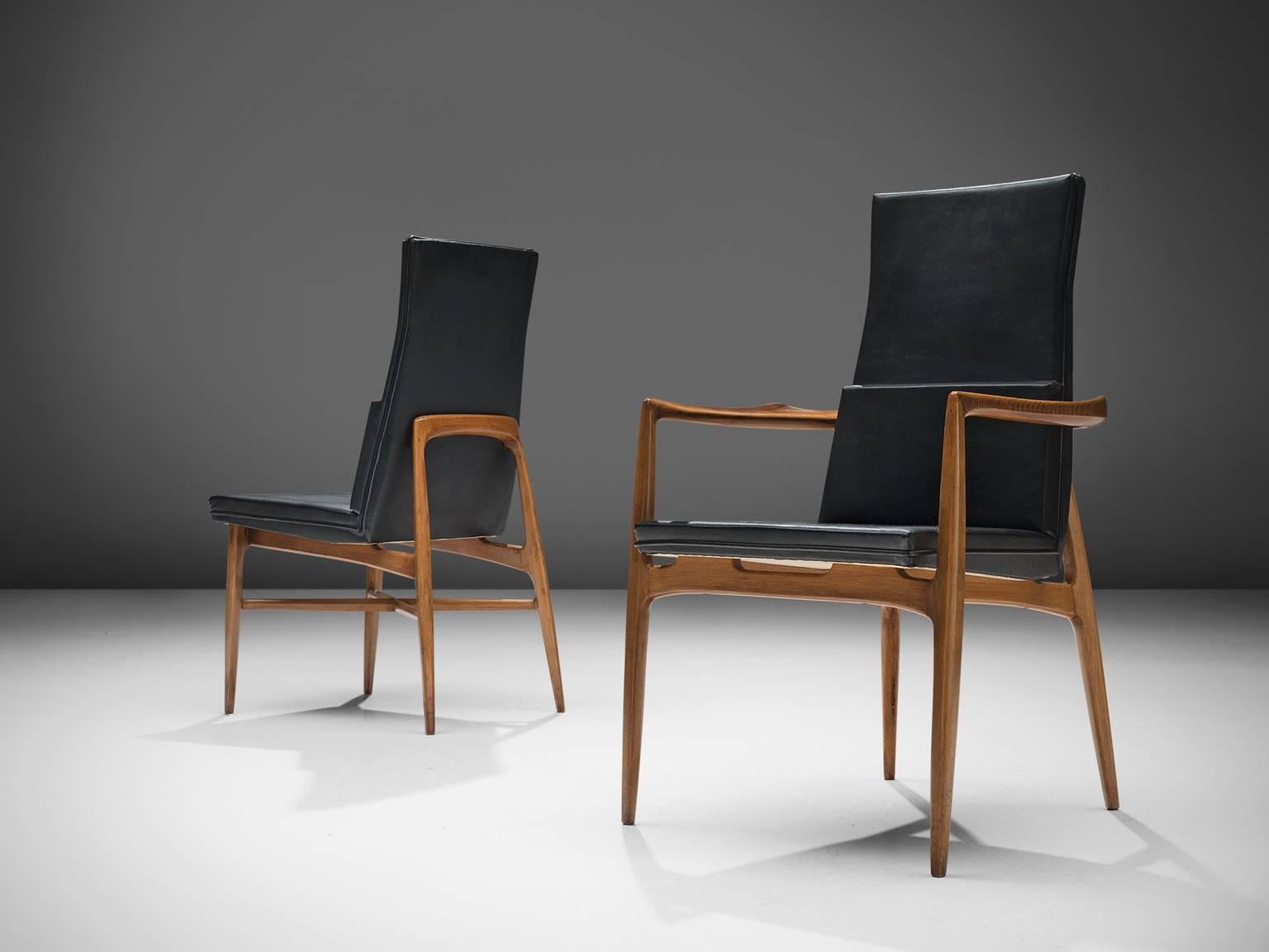 Belgian Set of Twelve De Coene 'Madison' Dining Chairs 