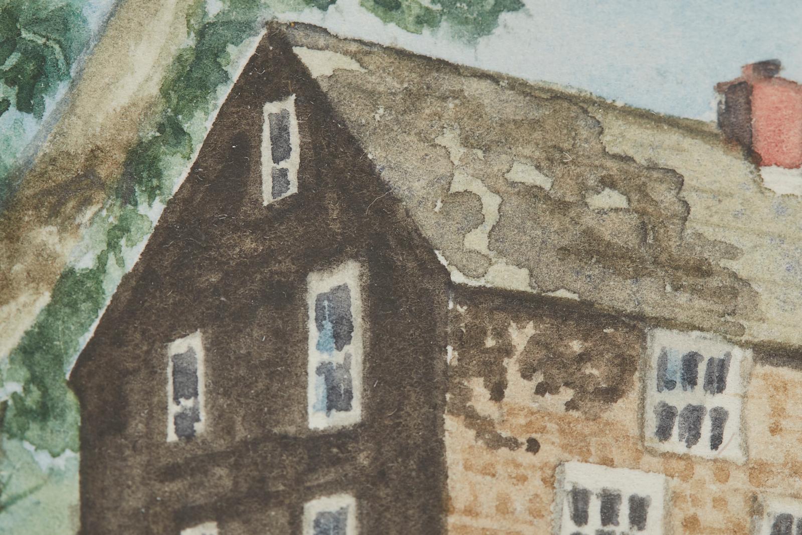 Set of Twelve Diminutive Watercolor Paintings of the Hamptons 7