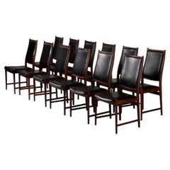 Set of Twelve Dining Chairs ‘Darby’ Designed by Torbjörn Afdal for Bruksbo