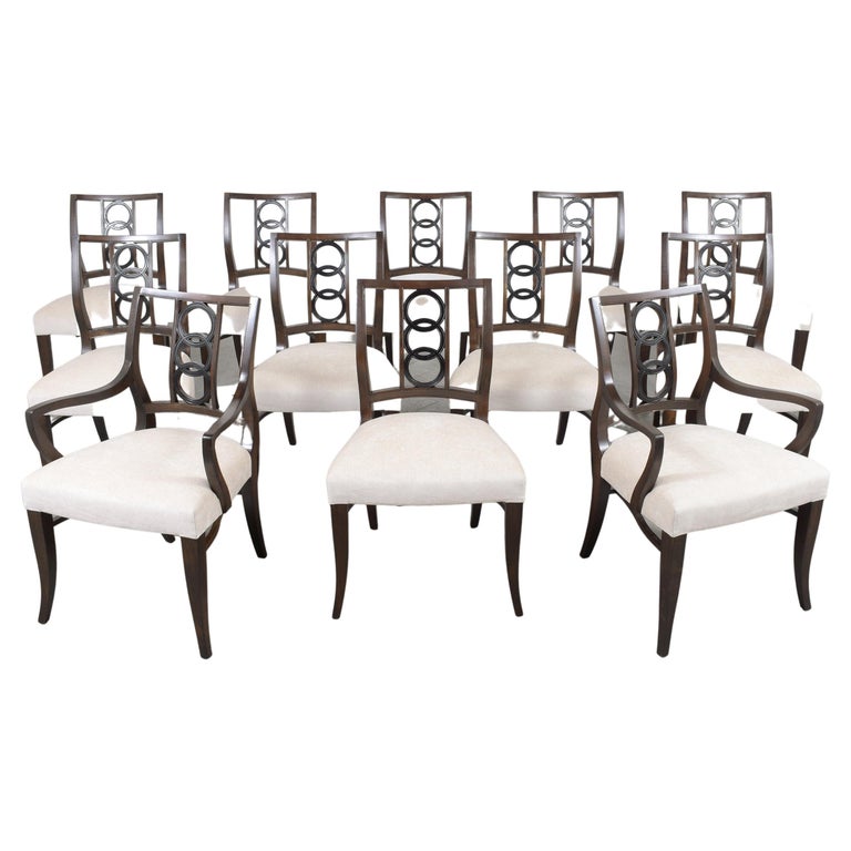 Set of Twelve Dining Room Chairs For Sale at 1stDibs