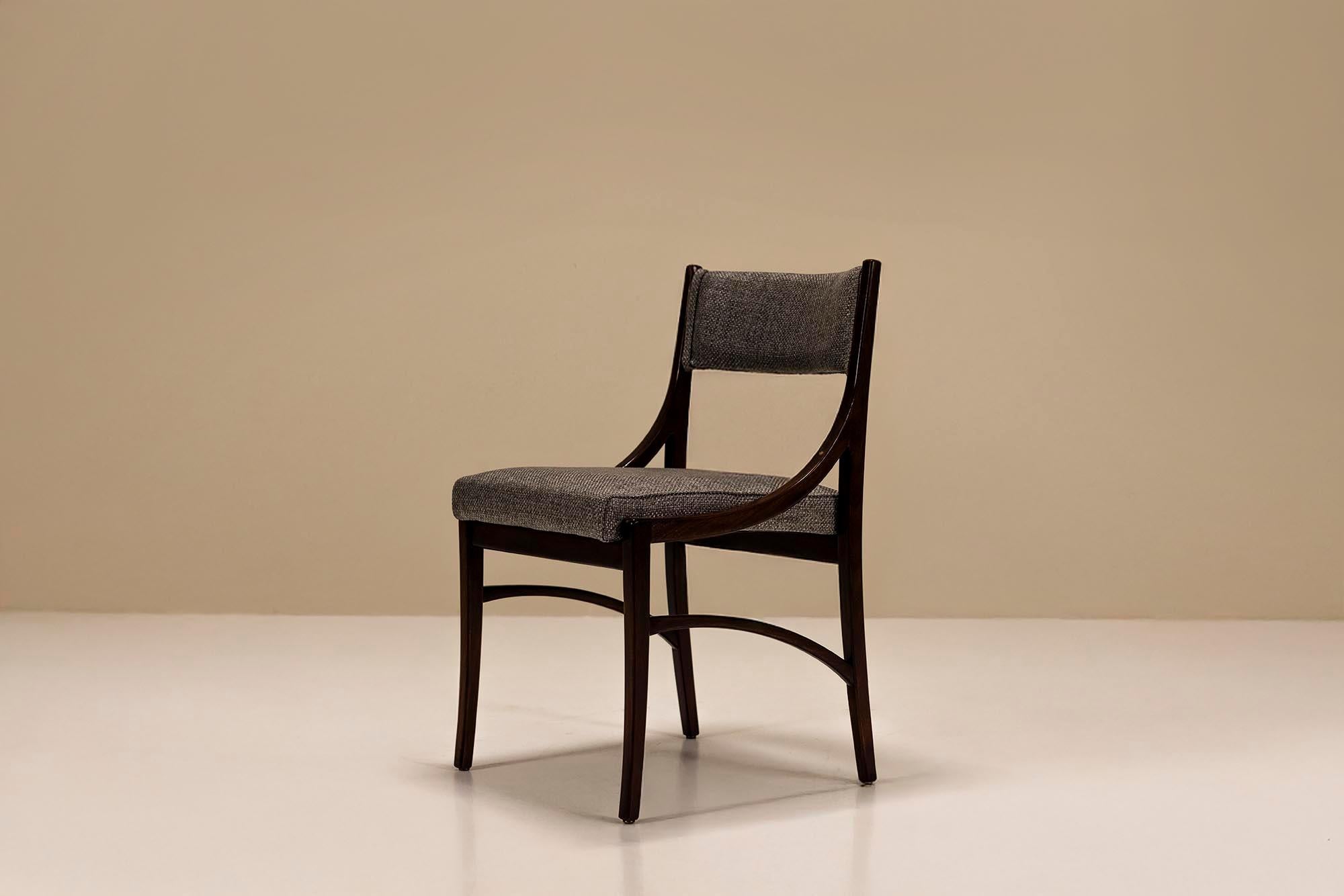 italien Set of Twelve Dining Room Chairs Model 110 by Ico Parisi, Italy 1960s en vente