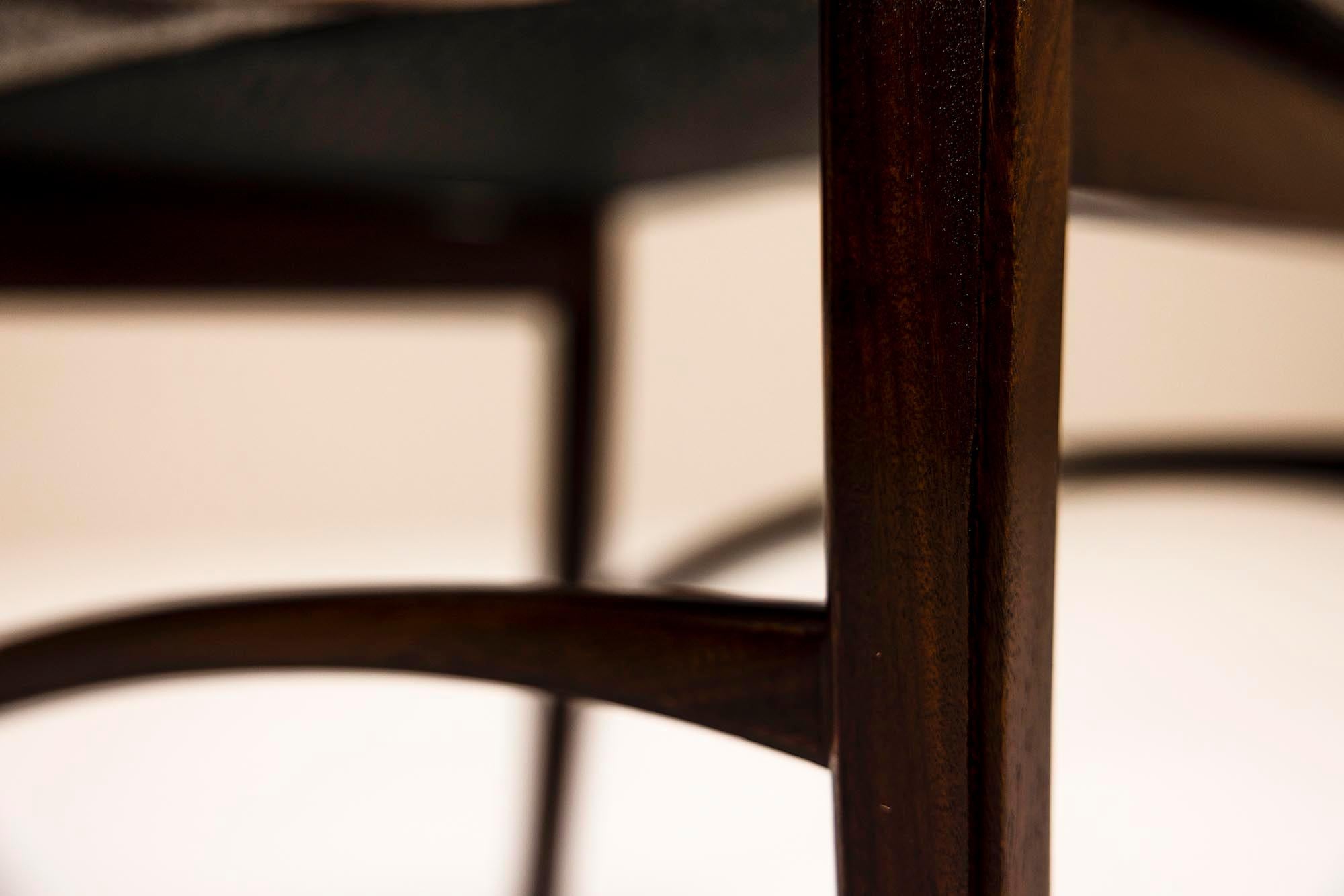 Milieu du XXe siècle Set of Twelve Dining Room Chairs Model 110 by Ico Parisi, Italy 1960s en vente