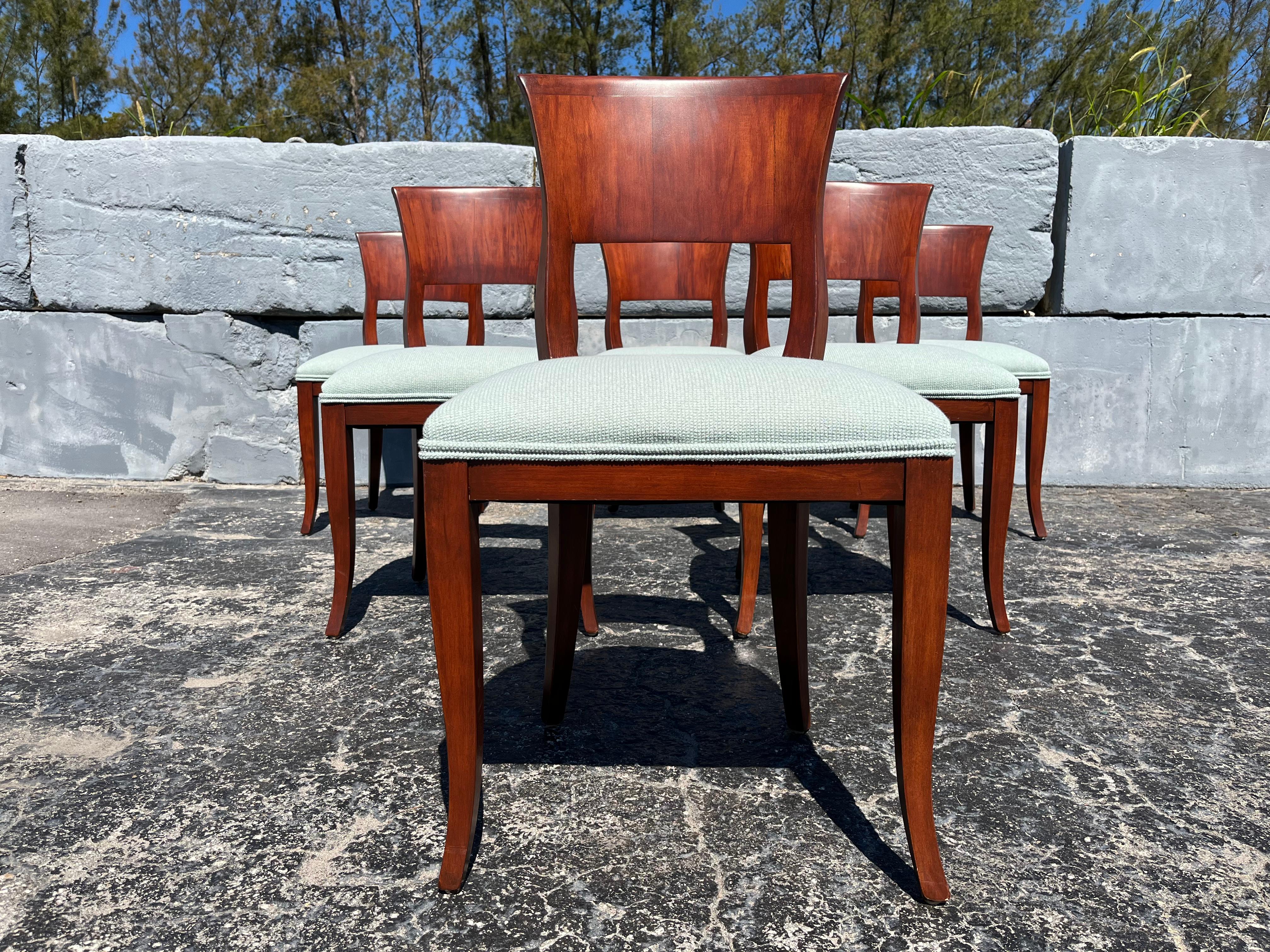 Set of Twelve Elegant Dining Chairs For Sale 5