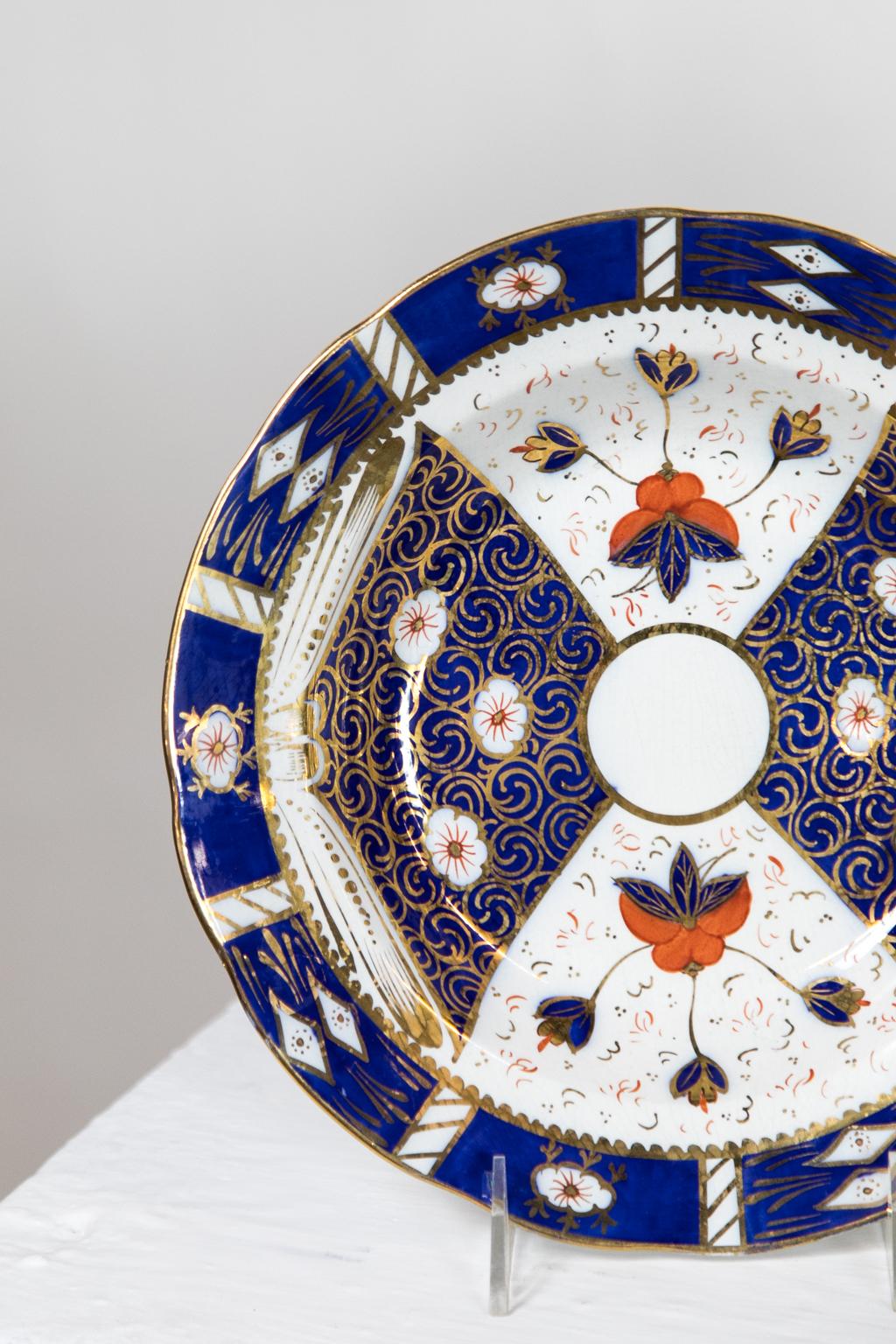 Late 19th Century Set of Twelve English Staffordshire Soup Plates For Sale