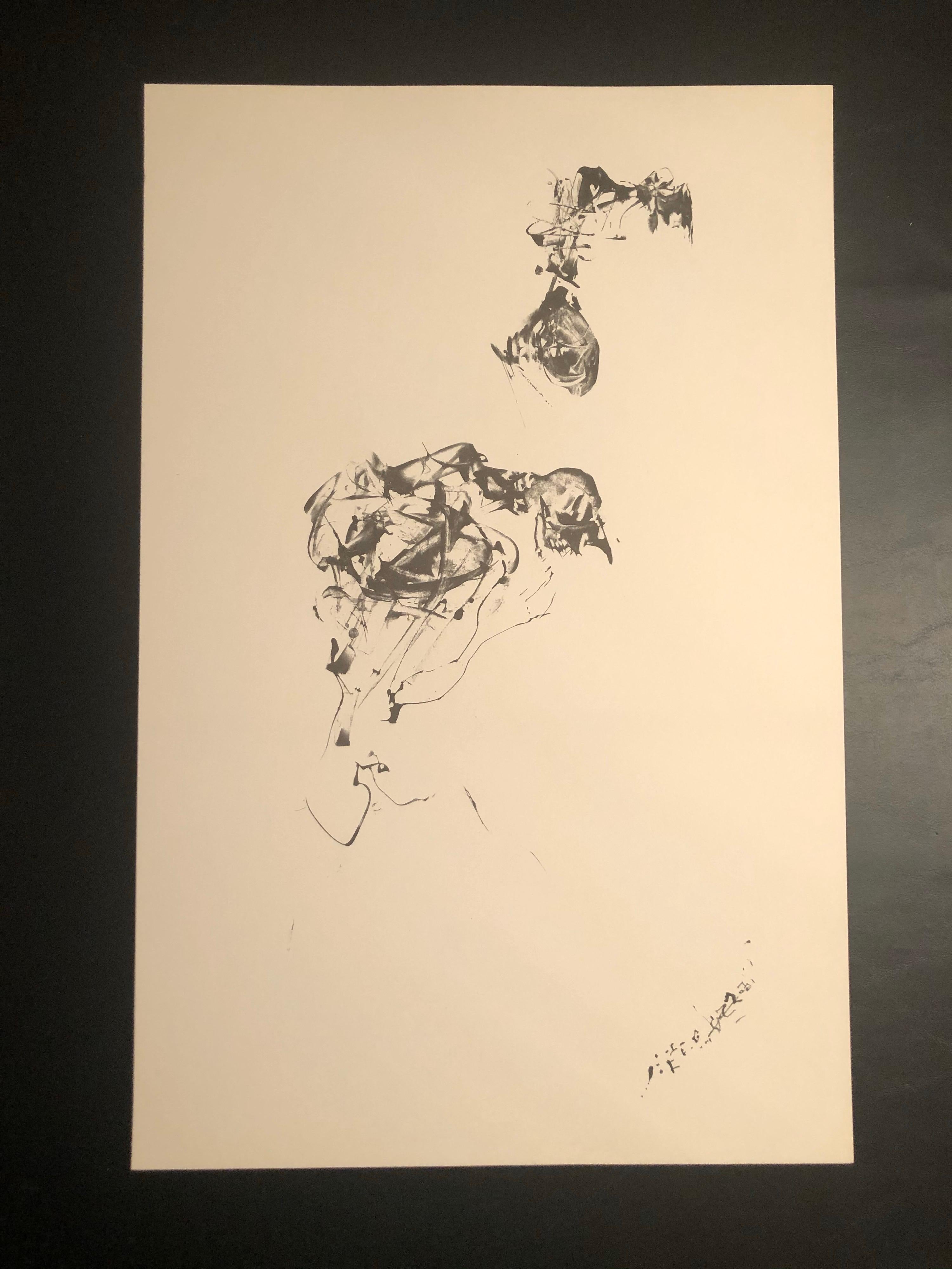 Set of Twelve Expressionist Signed Drawings by Pietro Lazzari 