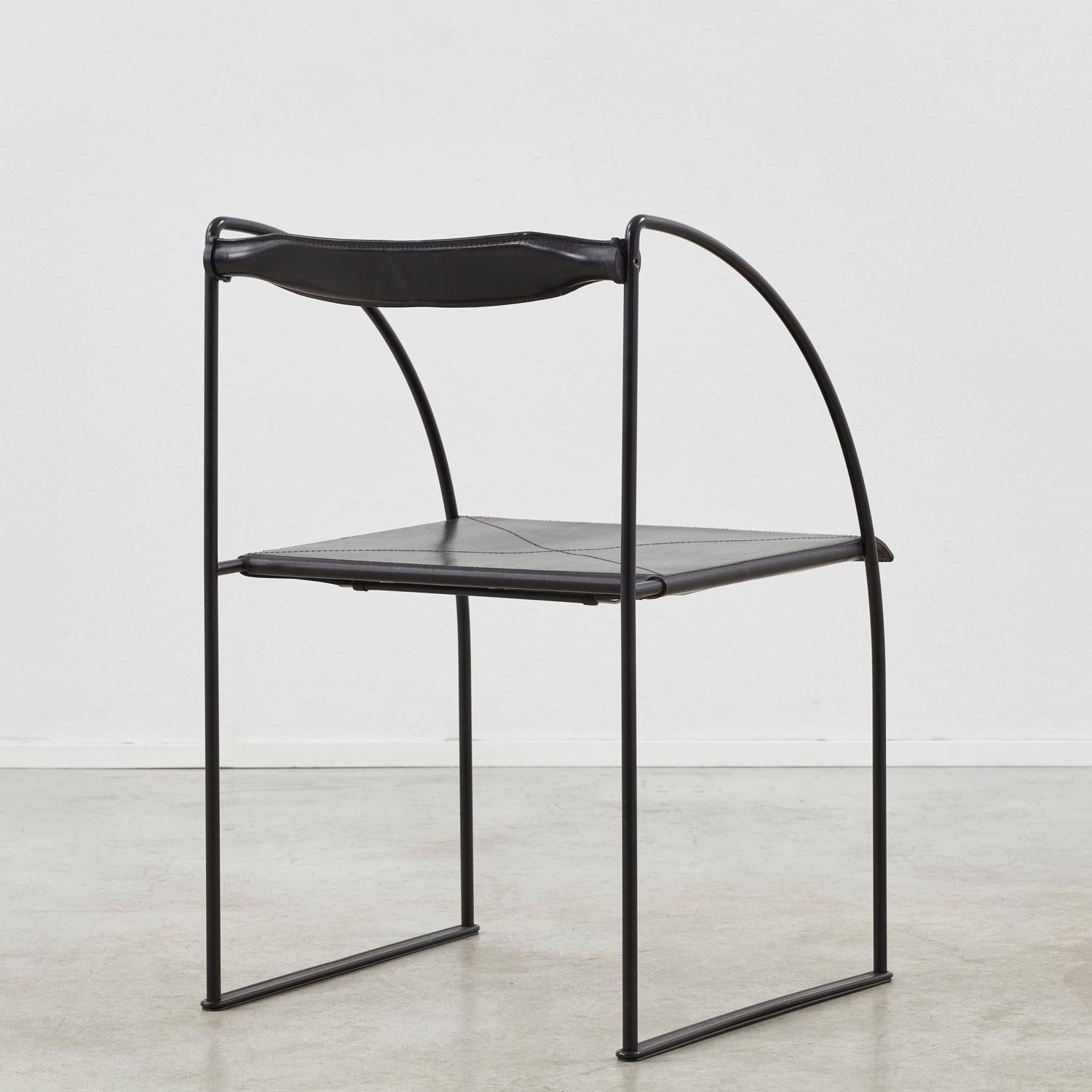 Satz von zwölf Francesco Soro 'Patoz' Stühlen für ICF - Italien, 1990er Jahre im Angebot 5