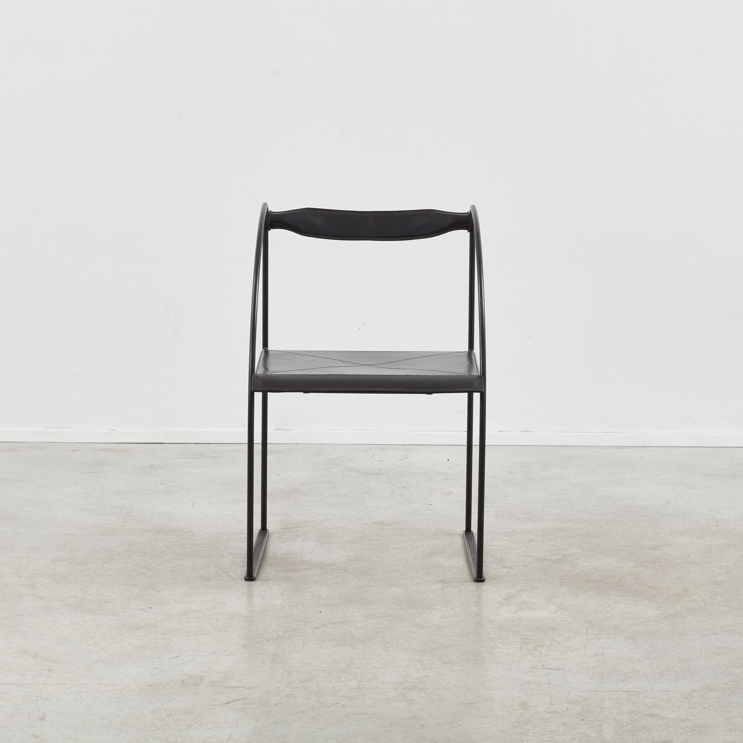 Satz von zwölf Francesco Soro 'Patoz' Stühlen für ICF - Italien, 1990er Jahre im Angebot 1