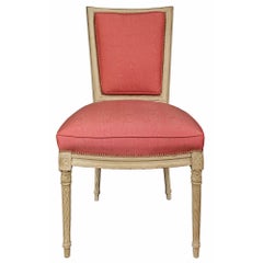 Set Of Twelve French Early 19th Century Louis XVI St. Patinated Dining Chairs