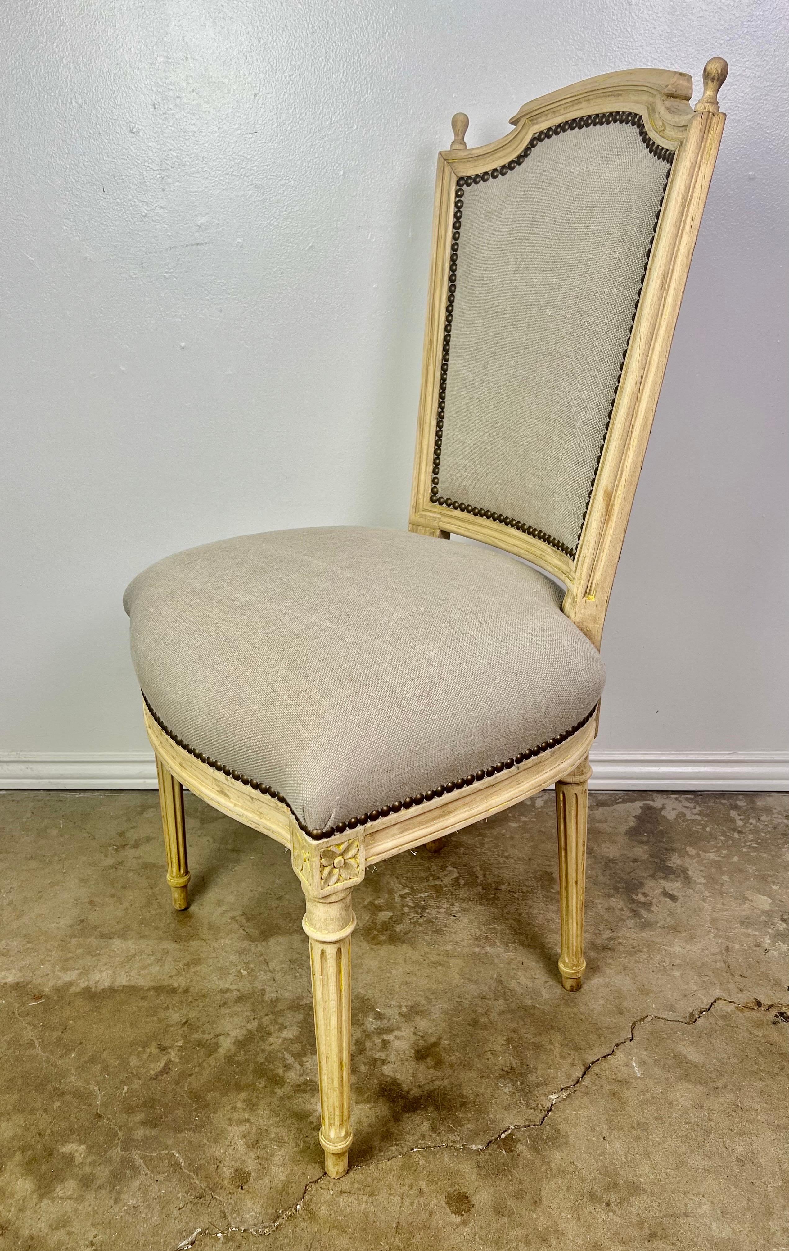 Set of Twelve French Louis XVI Style Dining Chairs, circa 1930s 6