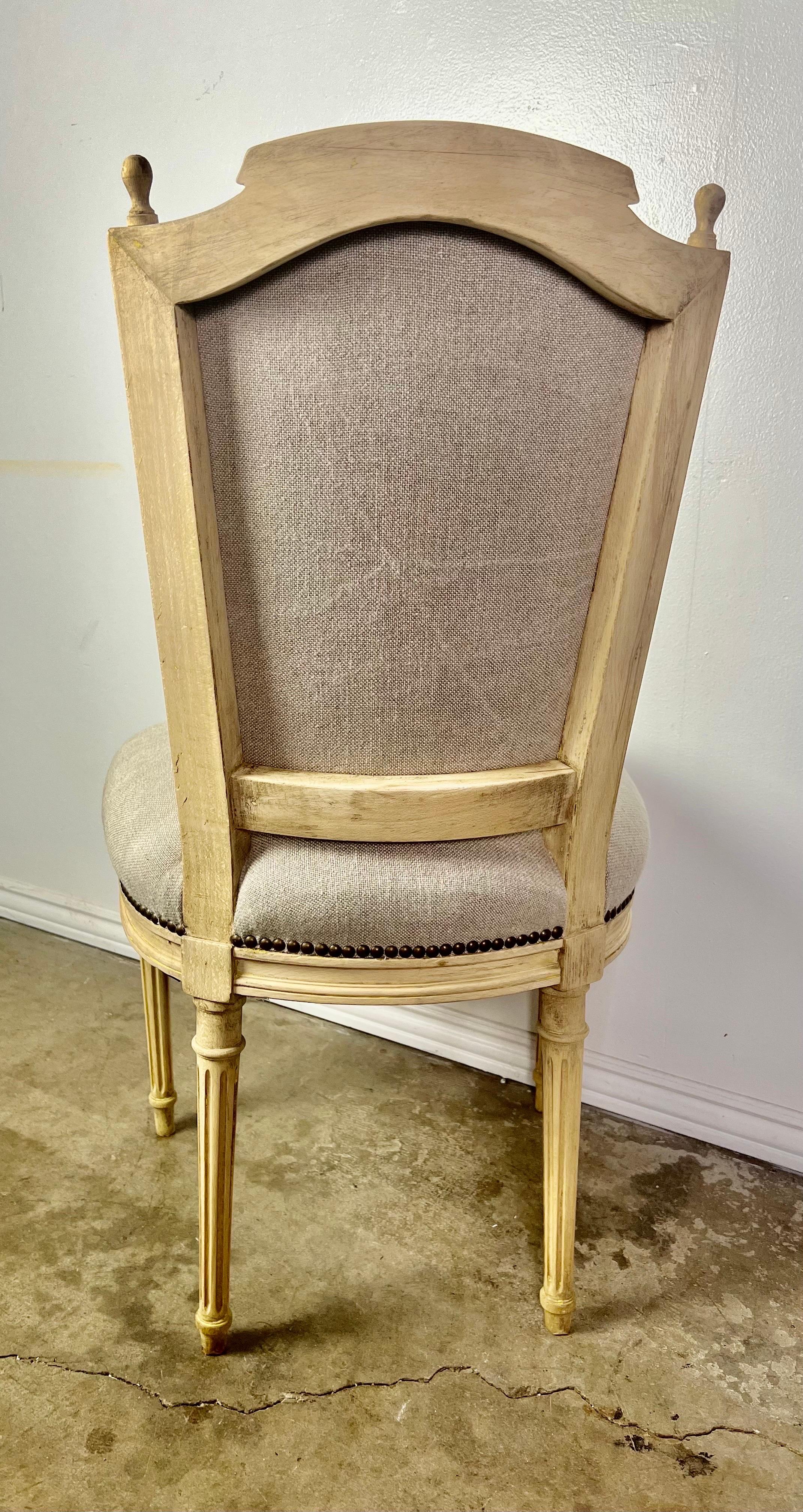 Set of Twelve French Louis XVI Style Dining Chairs, circa 1930s 12