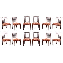 Set of Twelve Georgian Dining Chairs