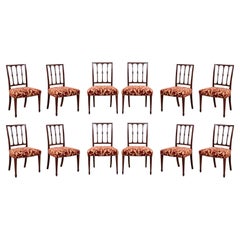 Set of Twelve Georgian Dining Chairs