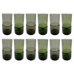 Set of Twelve Hand Blown Glasses