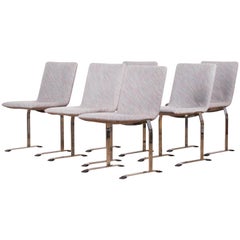Set di dodici sedie a intarsio di Giovanni Offredi per Saporiti, 1970