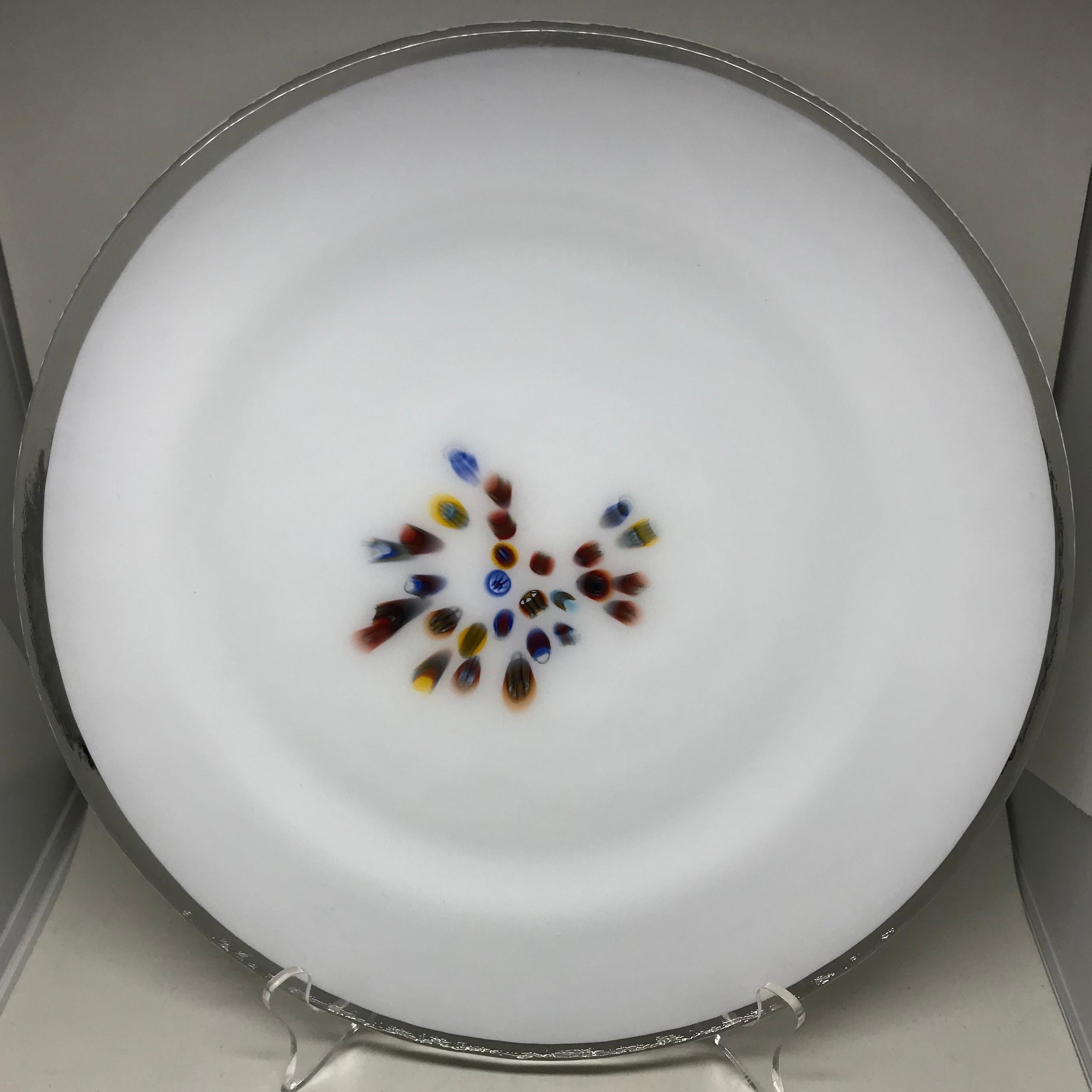 Set of Twelve Italian Modern Glass Plates 7