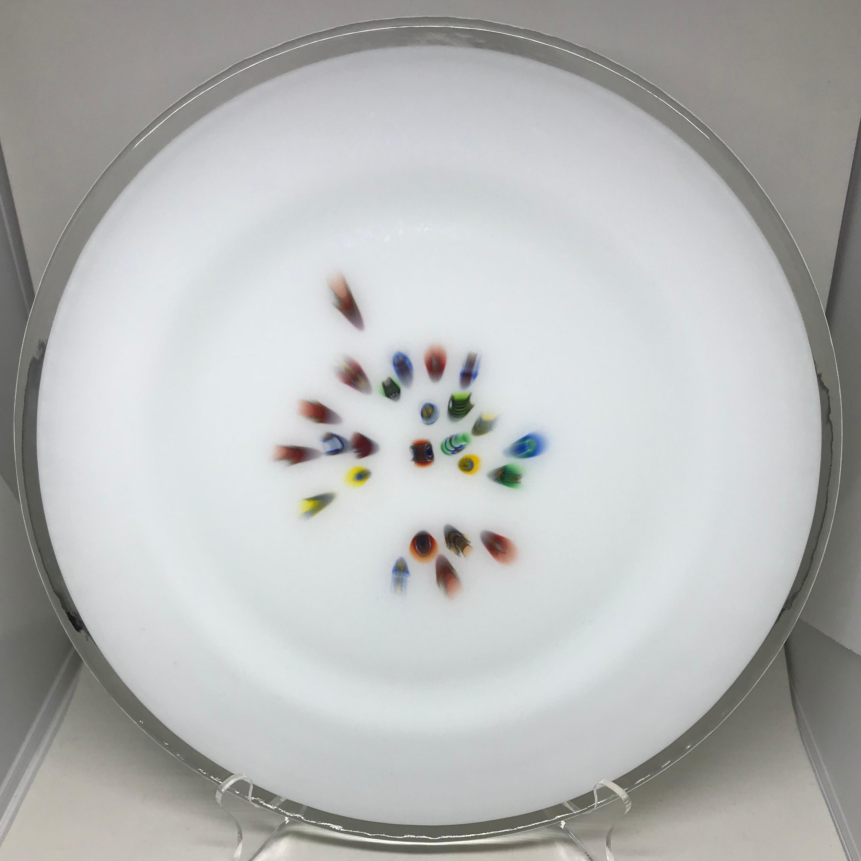 Set of Twelve Italian Modern Glass Plates 9