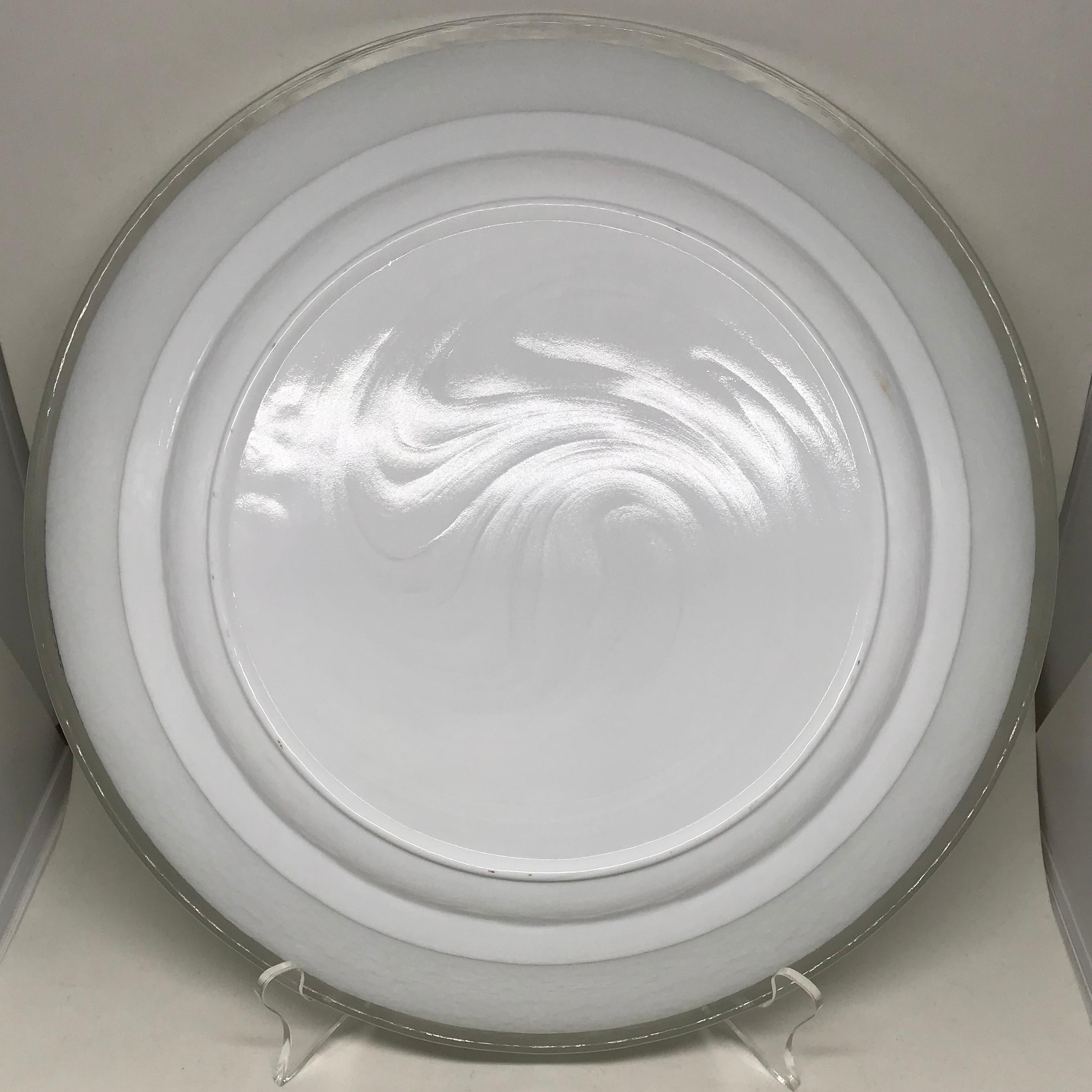 Set of Twelve Italian Modern Glass Plates 11
