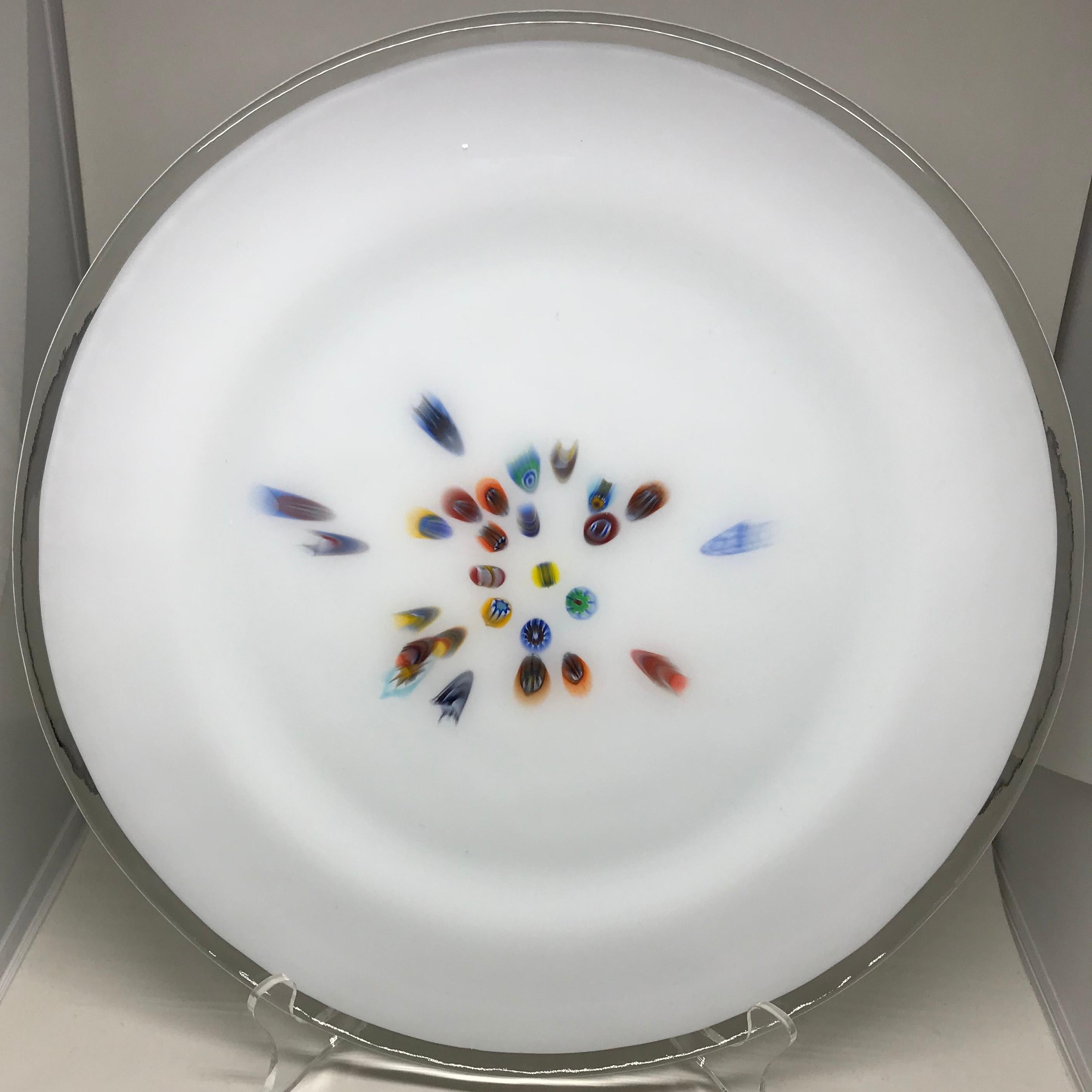 Set of Twelve Italian Modern Glass Plates 1