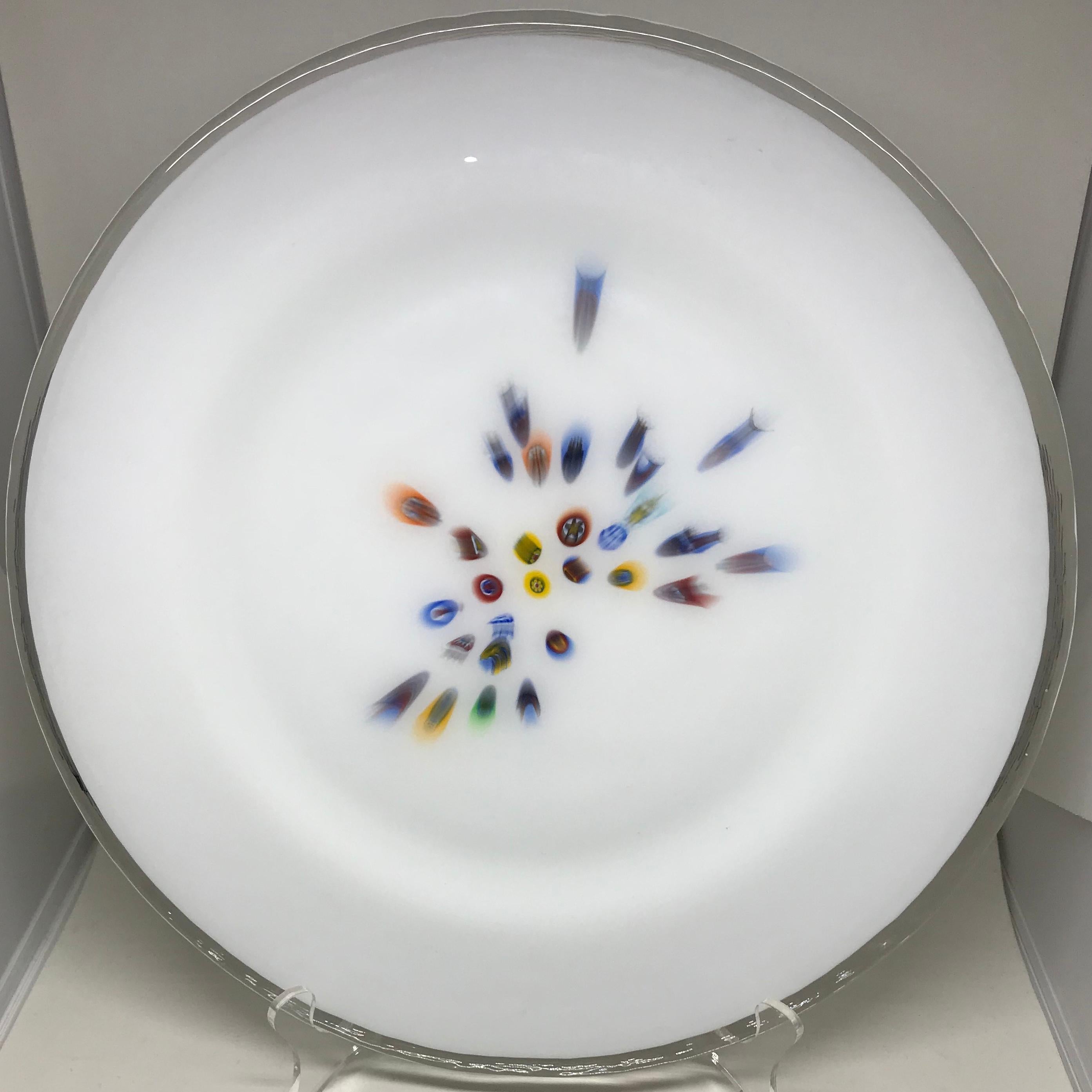 Set of Twelve Italian Modern Glass Plates 3