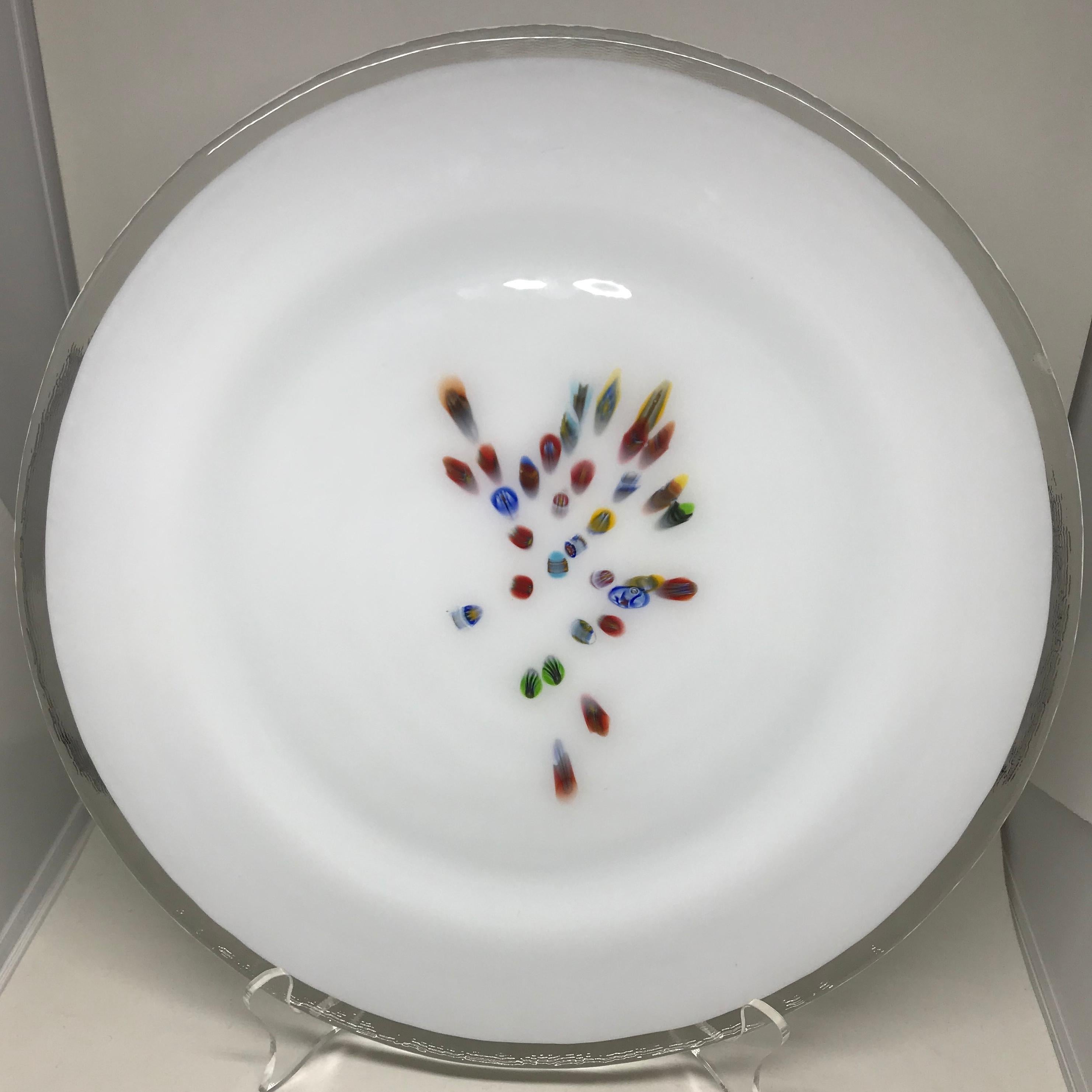 Set of Twelve Italian Modern Glass Plates 4