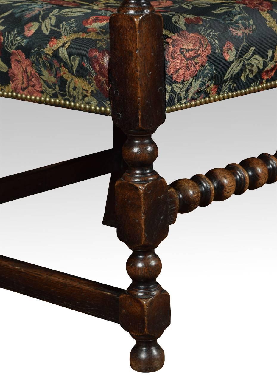 19th Century Set of Twelve Jacobean Oak Dining Chairs
