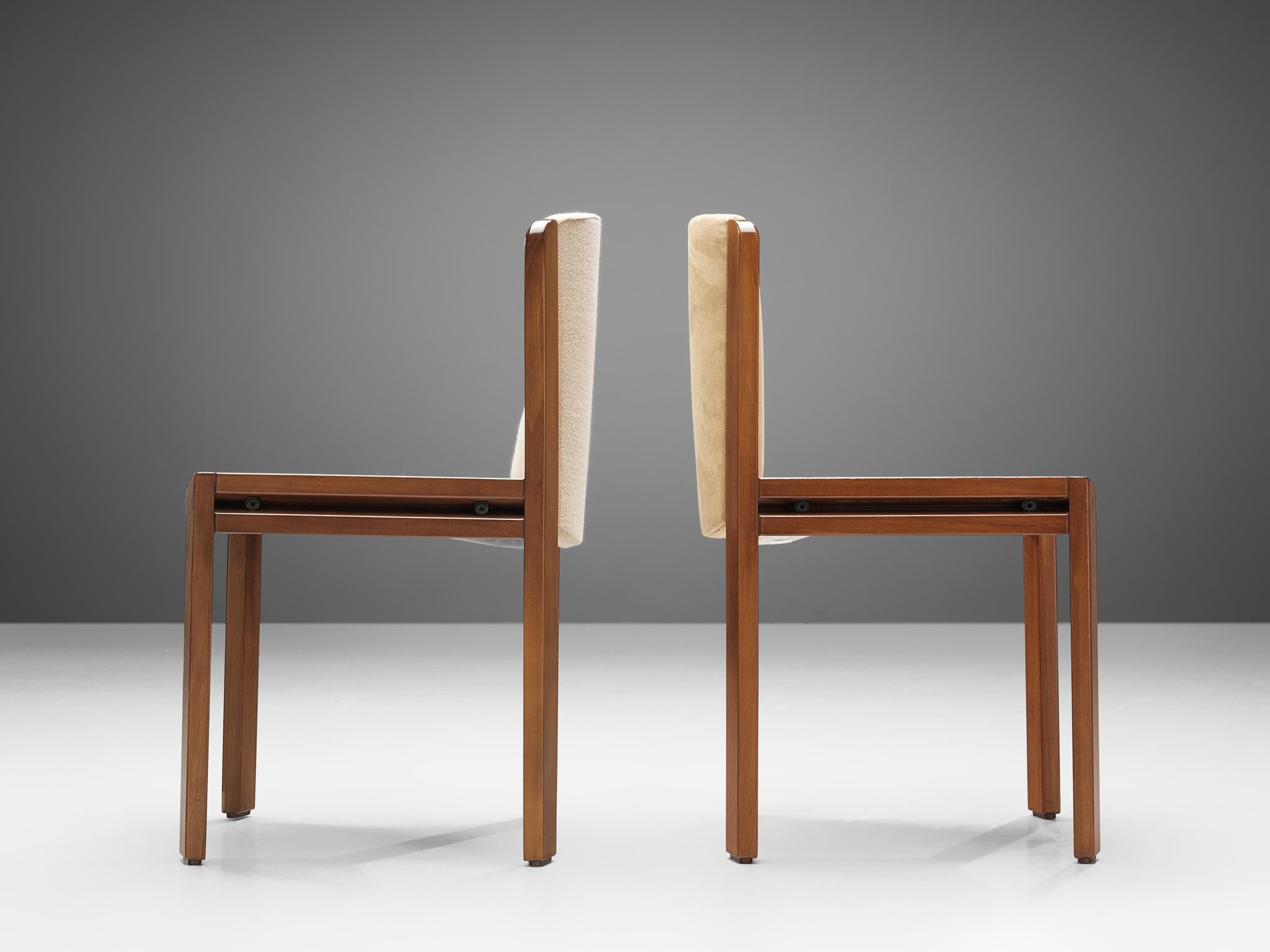 Beech Set of Twelve Joe Colombo '300' Dining Chairs