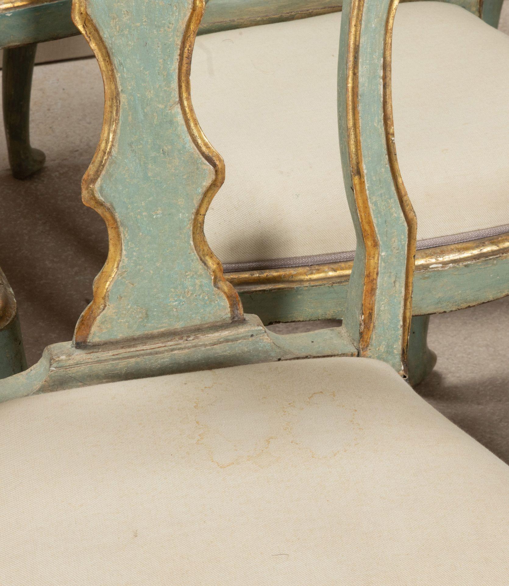 Set of Twelve Late 18th Century Italian Dining Chairs im Angebot 5
