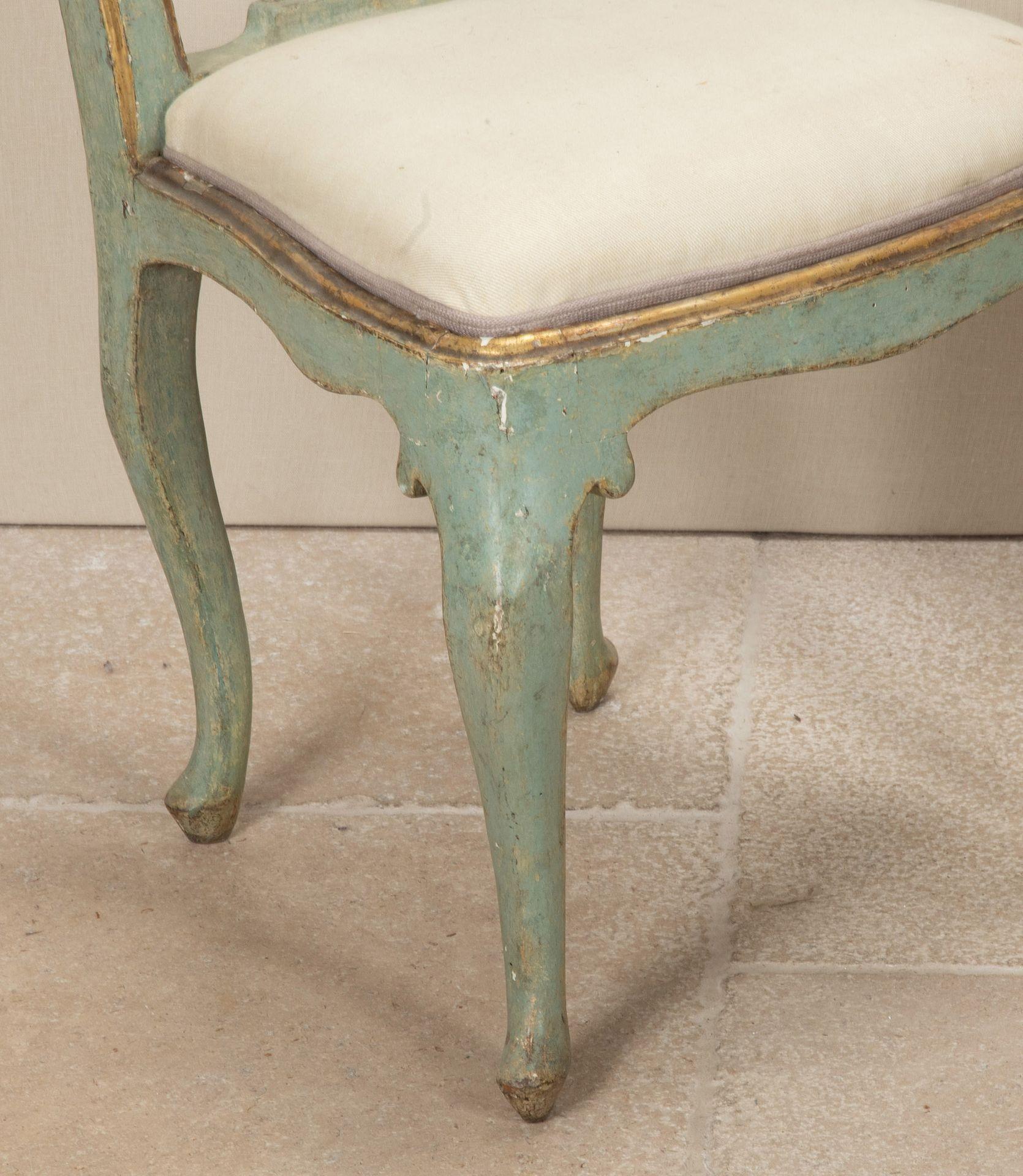 Set of Twelve Late 18th Century Italian Dining Chairs im Angebot 7
