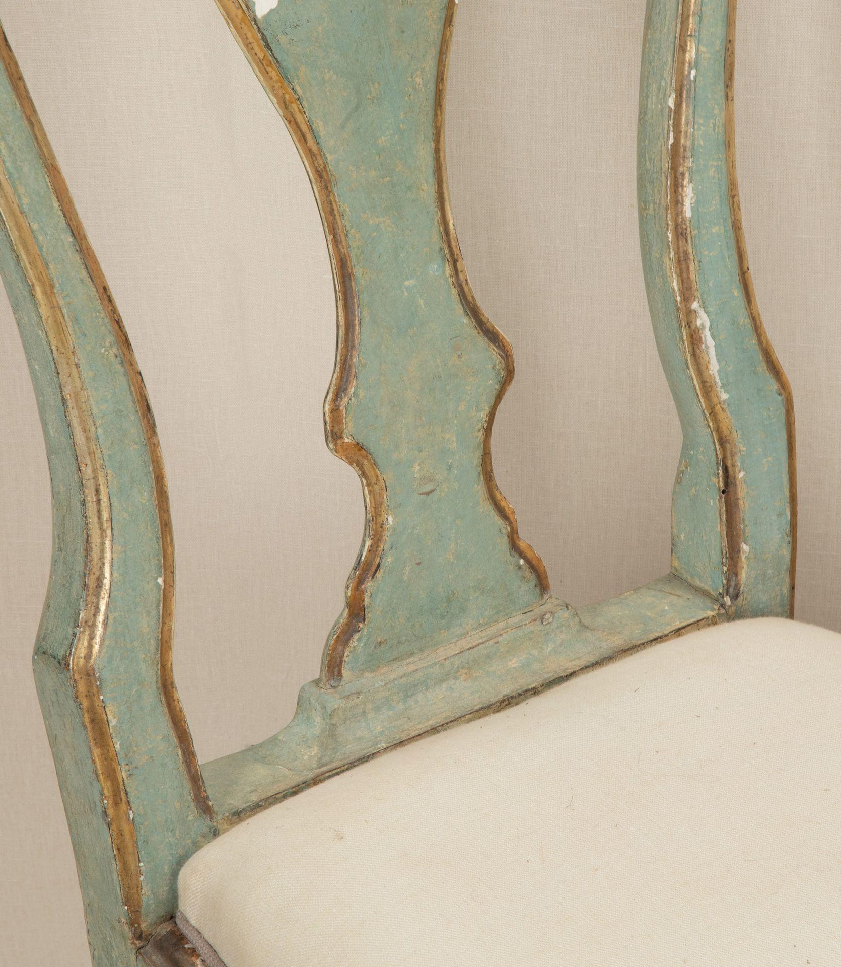Set of Twelve Late 18th Century Italian Dining Chairs im Angebot 1