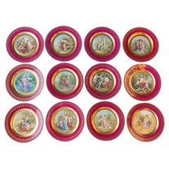 Set of Twelve Late 19th Century Royal Vienna Plates
