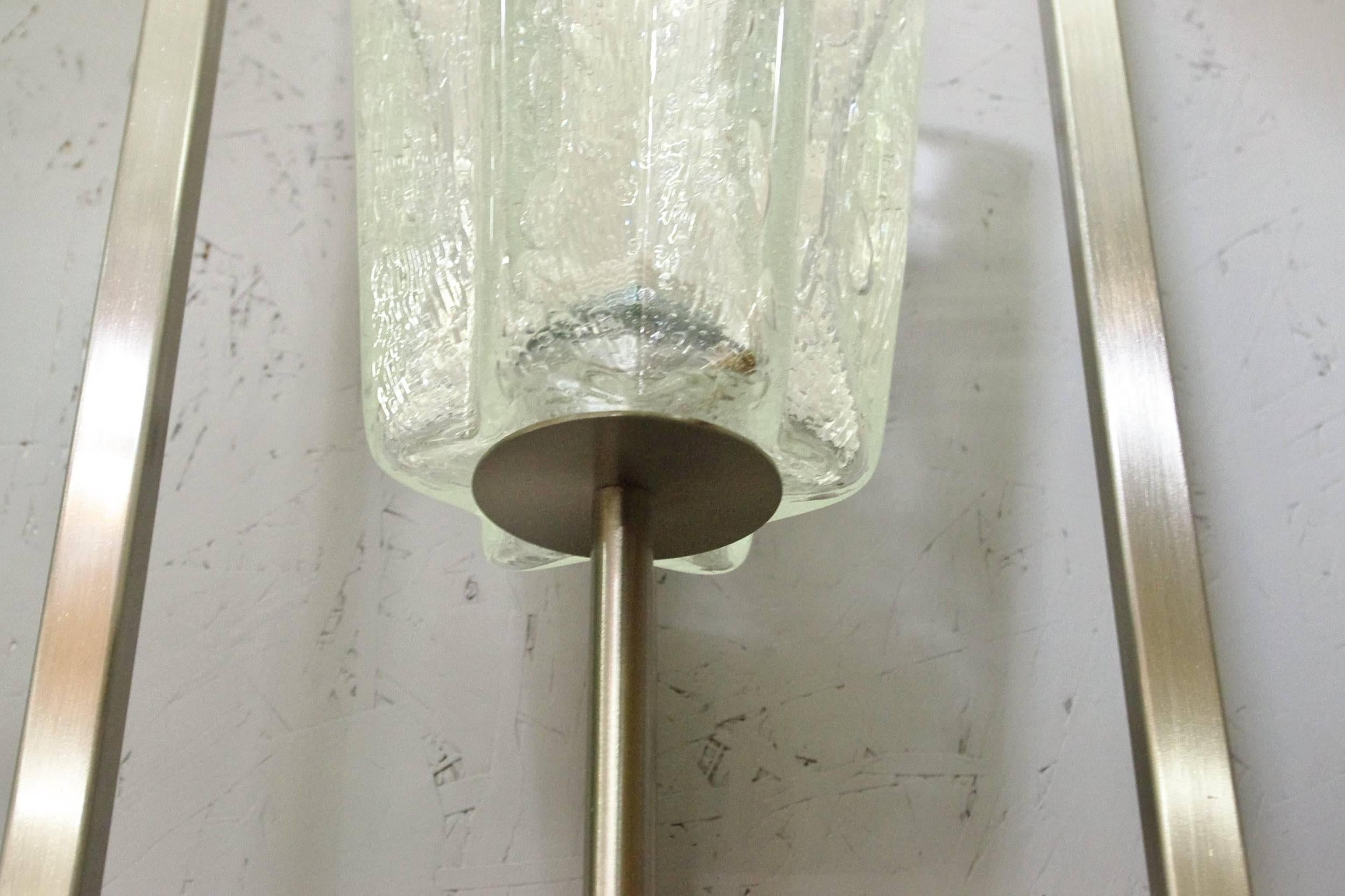 Set of Twelve Limited Edition Clear Murano Glass Sconces, 21st Century For Sale 3