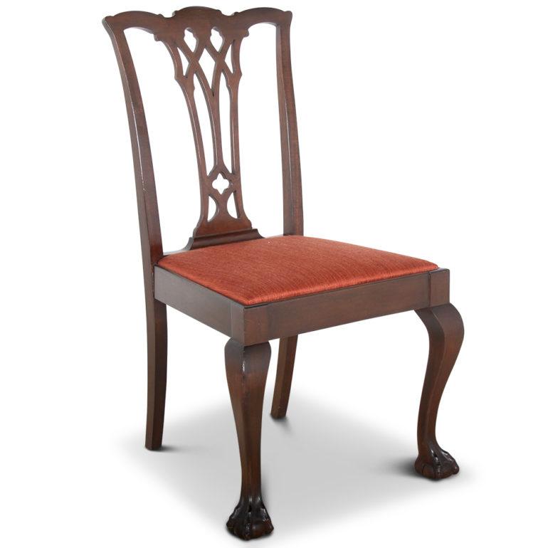 Set of Twelve Mahogany Chippendale Dining Chairs In Good Condition In Vancouver, British Columbia