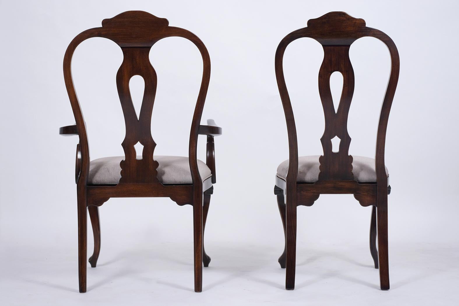 Set of Twelve Chippendale Mahogany Dining Chairs 2