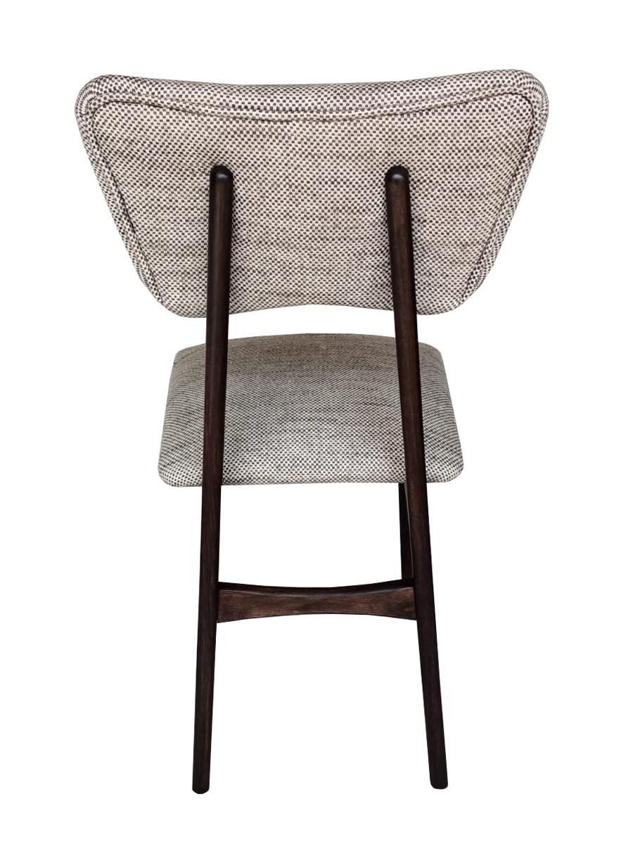 Set of Twelve Mid-Century Butterfly Dining Chairs, Peony Cotton, Poland, 1960s In Excellent Condition For Sale In 05-080 Hornowek, PL
