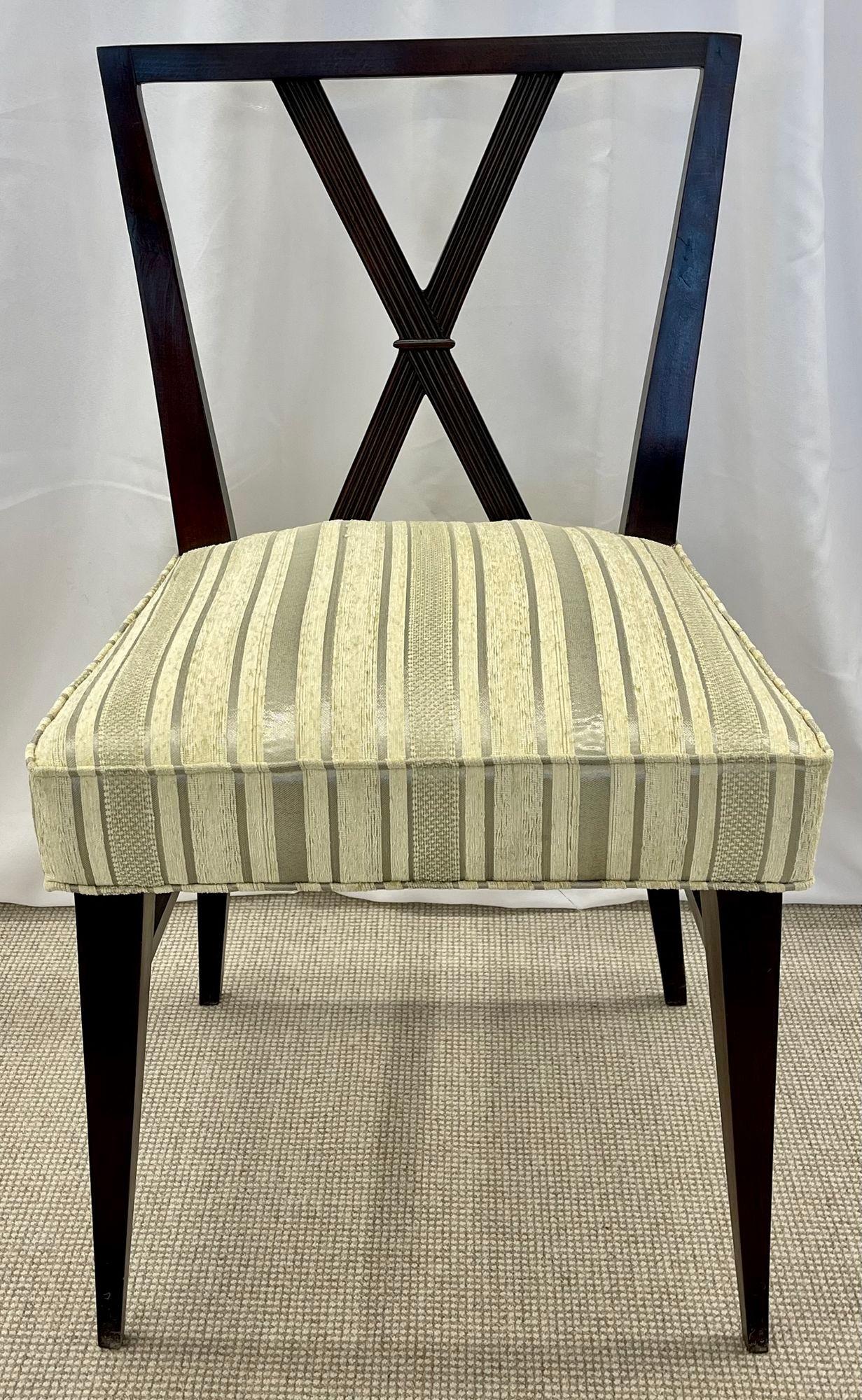 Attribué à Tommi Parzinger, Mid-Century Modern, douze chaises de salle à manger, années 1960 en vente 6