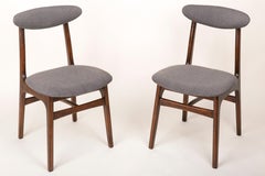 Set of Twelve Mid Century Gray Chairs by Rajmund Halas, 1960s