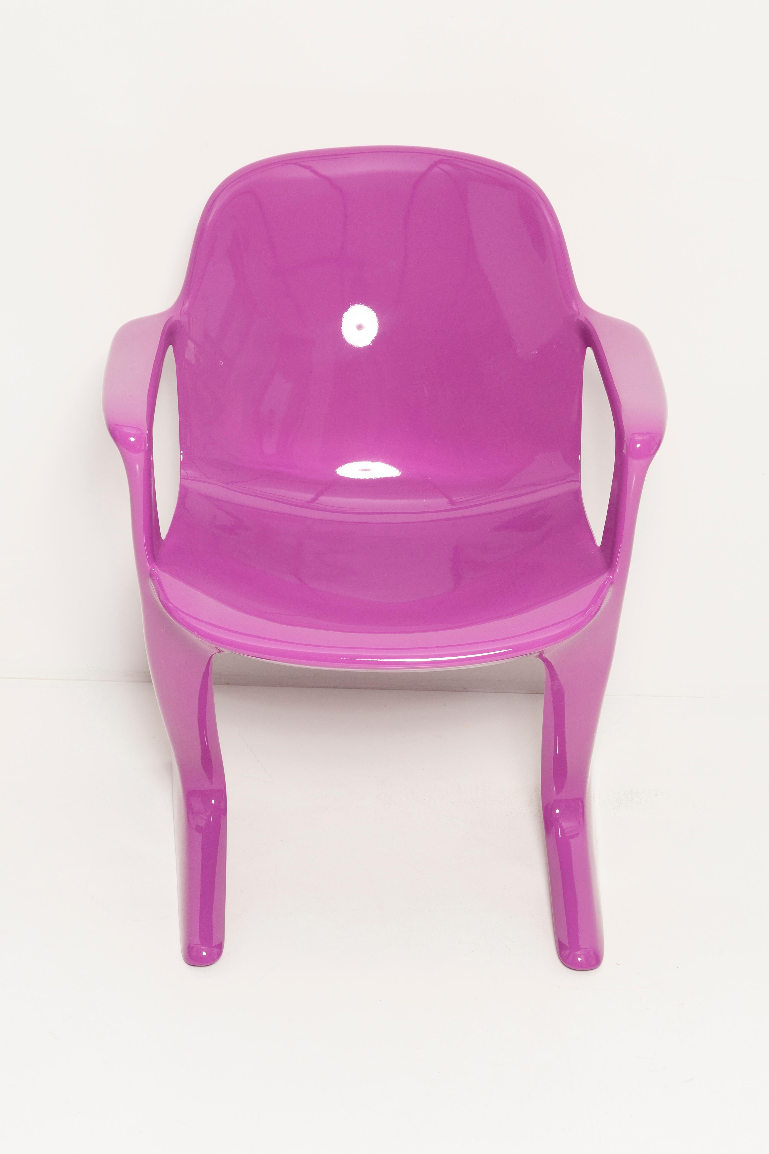 Ensemble de douze chaises Kangourou violettes du milieu du siècle, par Ernst Moeckl, Allemagne, 1968 en vente 1