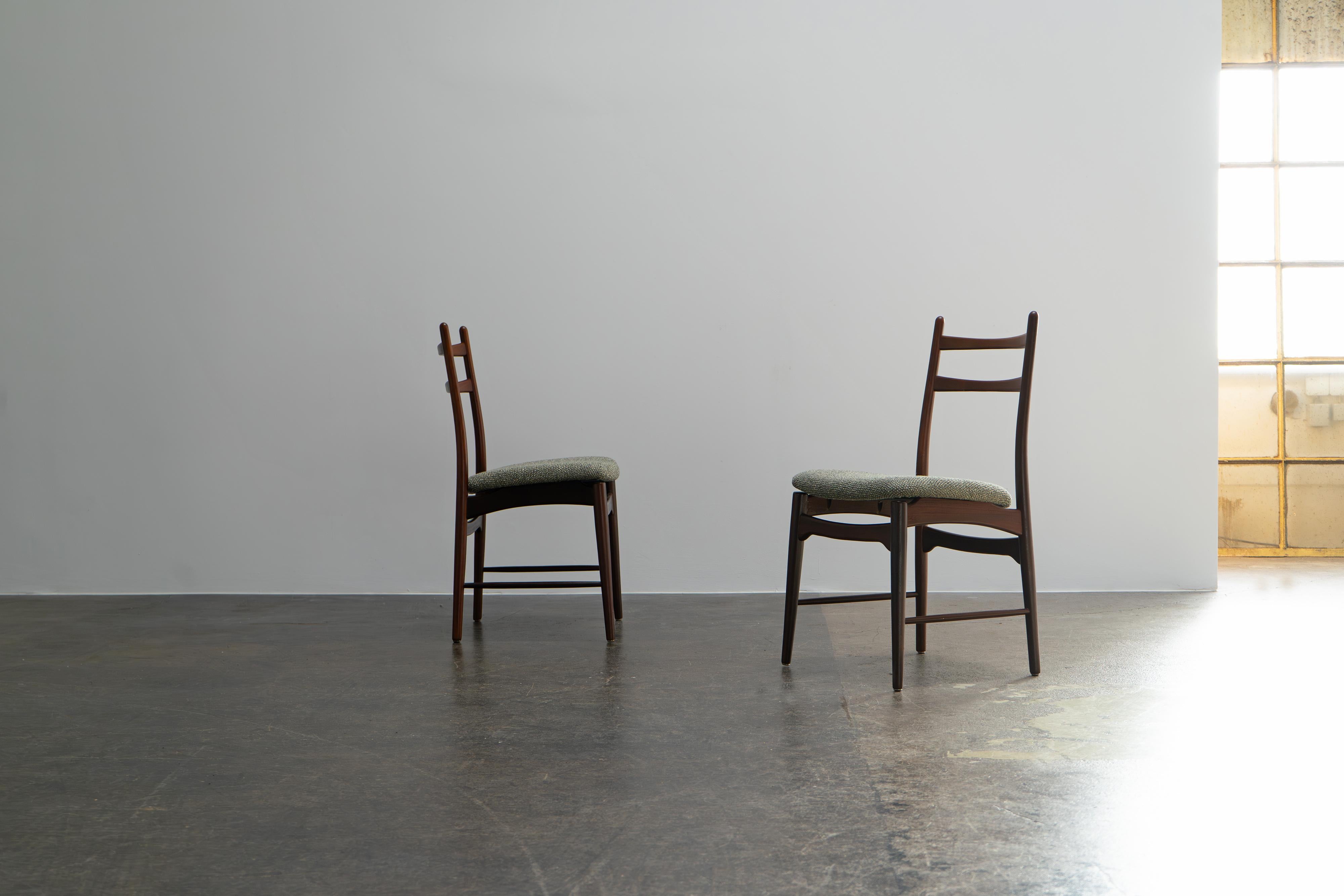 Ensemble de douze chaises de salle à manger en teck du milieu du siècle par Wilkhahn, Allemagne, 1958 Bon état - En vente à Rosendahl, DE