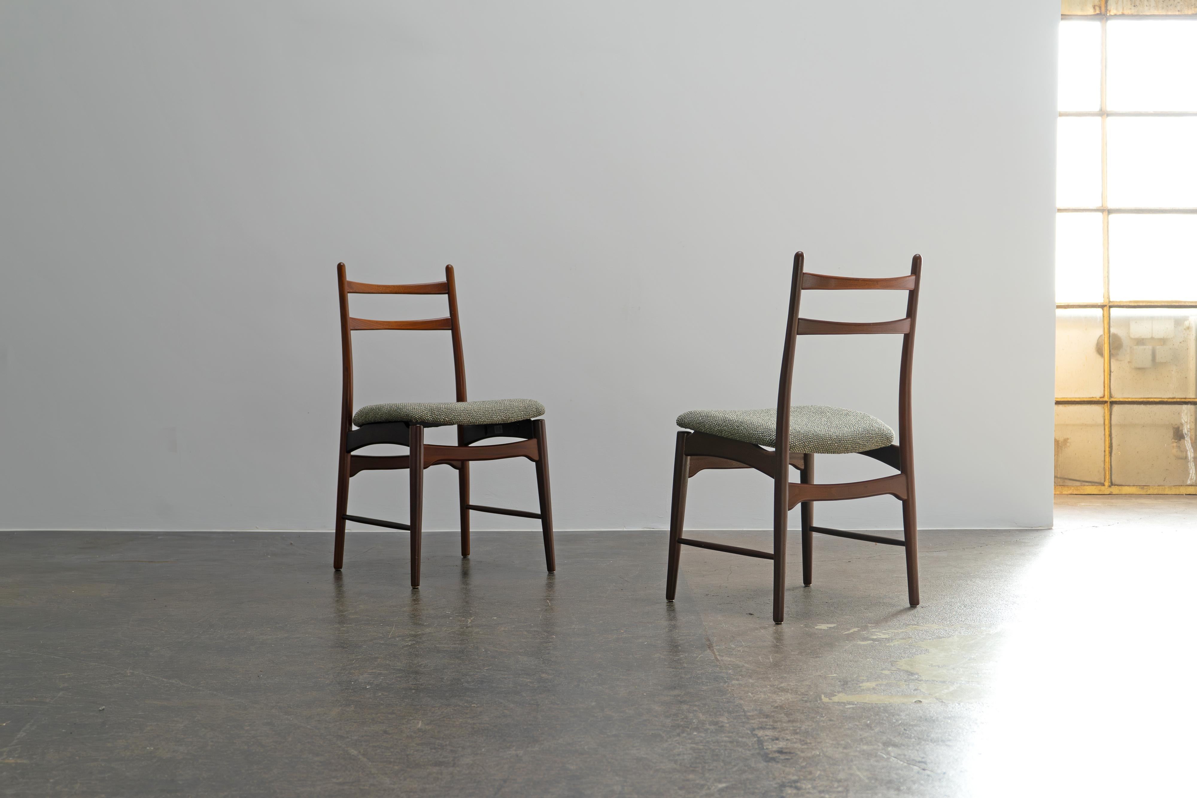 Set of Twelve Mid-Century Teak Dining Chairs by Wilkhahn Germany, 1958 For Sale 1